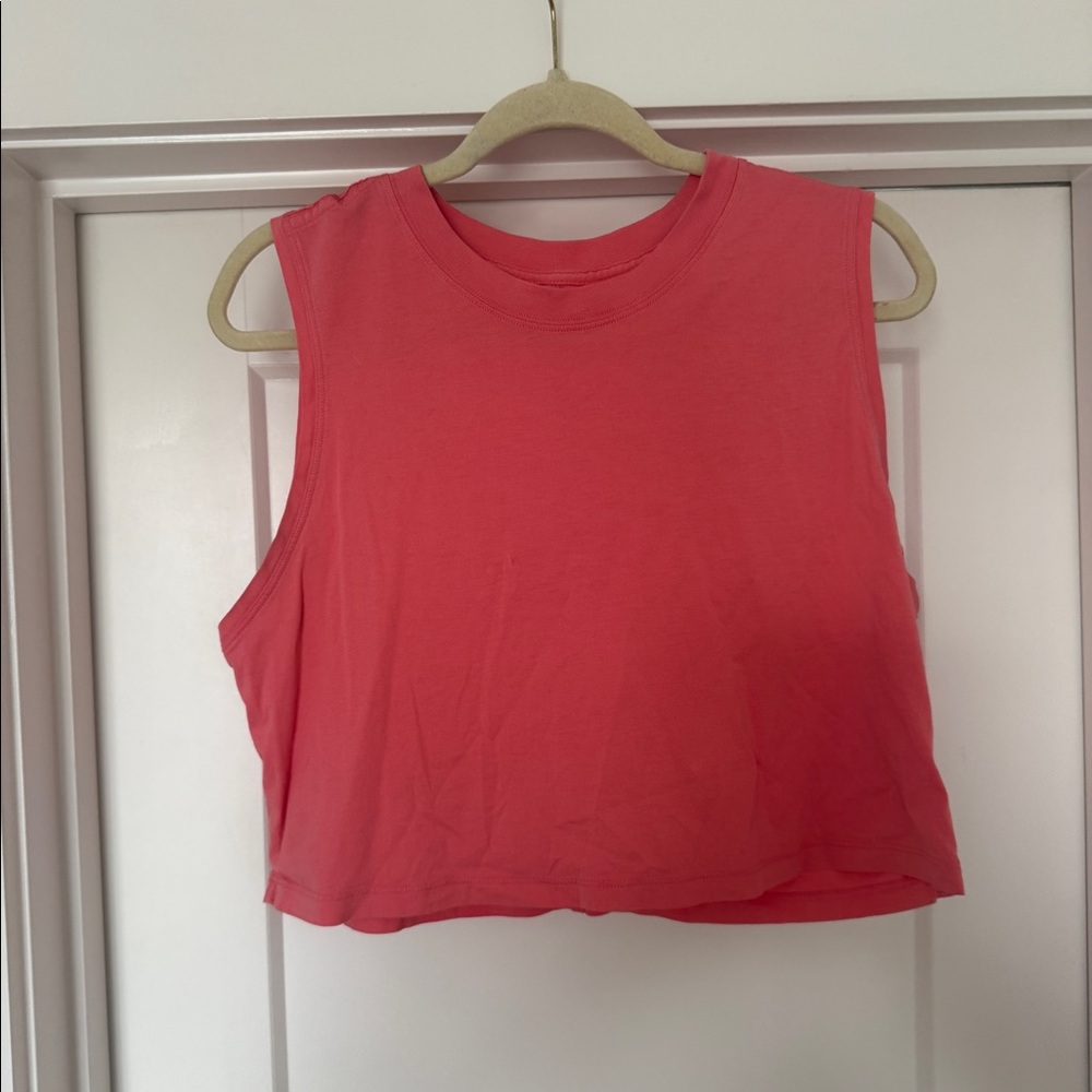 All yours crop tank top